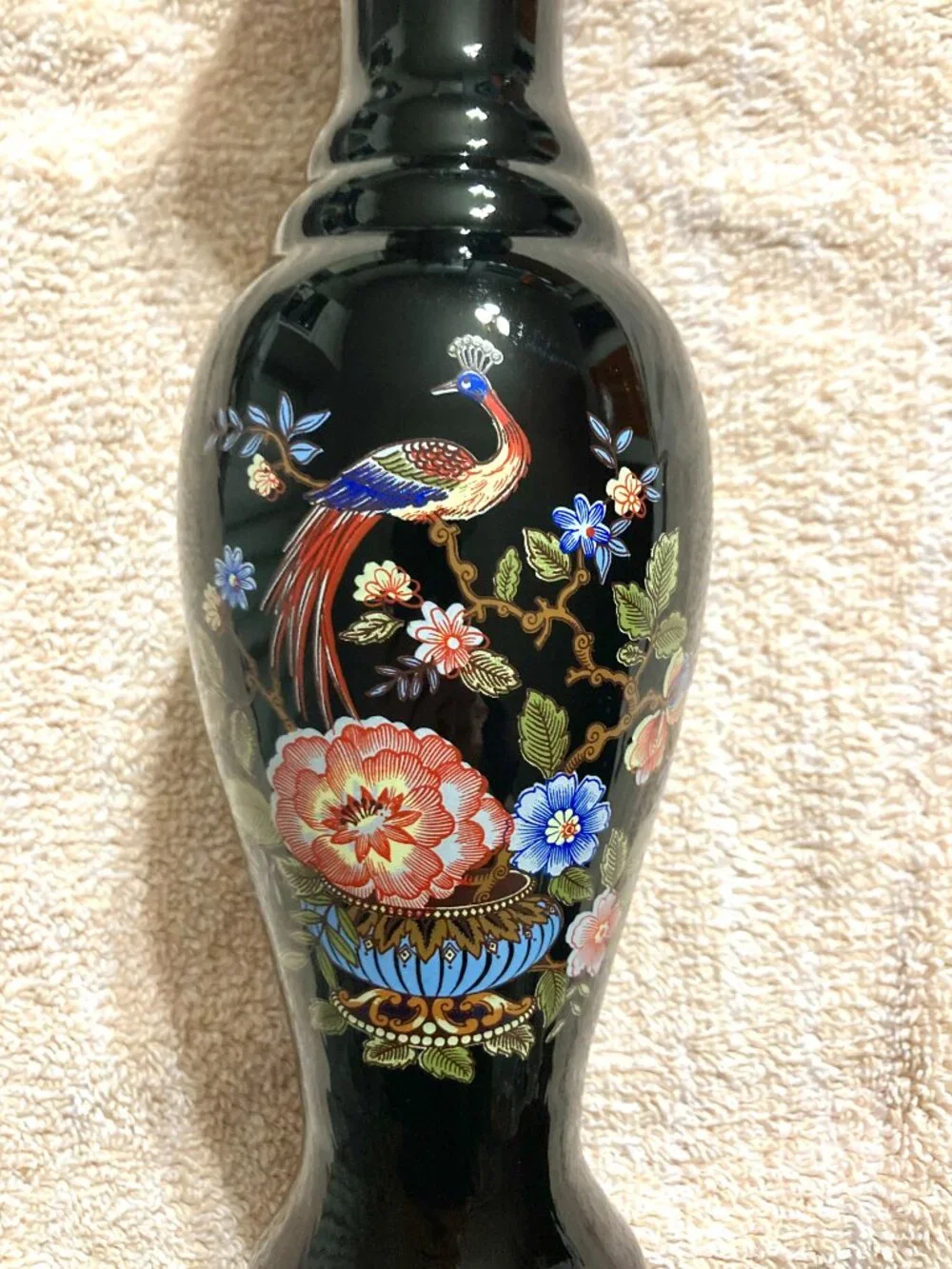 1960s SIGNED Norleans Florentine Opaline HAND-Made Italian Art Glass Vase 10”